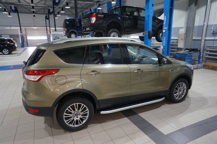 Пороги алюминиевые Alyans Can Otomotiv Jeep Cherokee 2014-2019 no.11663