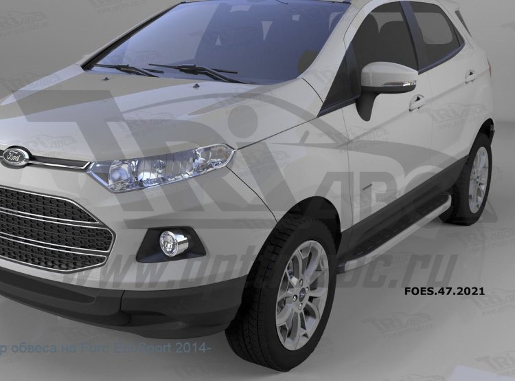 Пороги алюминиевые Alyans Can Otomotiv Ford EcoSport​ 2013-2019 no.11800
