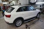 Пороги алюминиевые Alyans Can Otomotiv Audi Q3 2012-2019