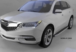 Пороги алюминиевые Alyans Can Otomotiv Acura MDX 2014-2019