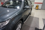 Пороги алюминиевые Alyans Can Otomotiv Hyundai Tucson 2004-2009