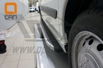 Пороги алюминиевые Alyans Can Otomotiv Hyundai Grand Starex (H-1) 2007-2019