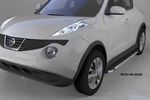 Пороги алюминиевые Brillant Black Can Otomotiv Nissan Juke 2011-2019