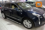 Пороги алюминиевые Brillant Black Can Otomotiv Skoda Kodiaq 2016-2019