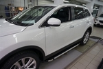 Пороги алюминиевые Brillant Black Can Otomotiv Lifan X60 2011-2019