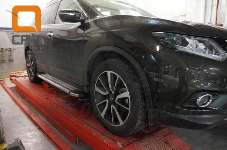Пороги алюминиевые Brillant Silver Can Otomotiv Ford EcoSport​ 2013-2019 no.11793
