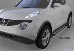 Пороги алюминиевые Brillant Silver Can Otomotiv Nissan Juke 2011-2019