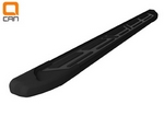 Пороги алюминиевые Corund Black Otomotiv Honda CR-V IV 2012-2016