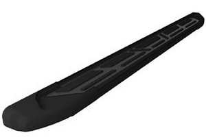Пороги алюминиевые Corund Black Otomotiv Hyundai Santa Fe 2006-2009 ― Auto-Clover