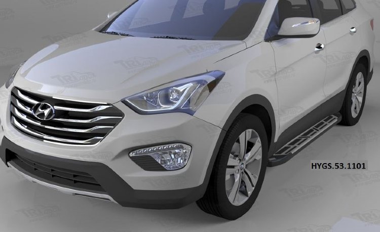 Пороги алюминиевые Corund Silver Can Otomotiv SsangYong Kyron 2005-2015 no.12065