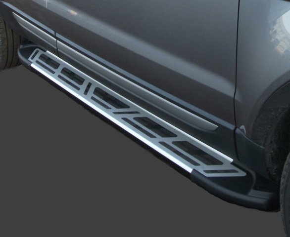 Пороги алюминиевые Corund Silver Can Otomotiv KIA Sorento 2013-2017 no.12191