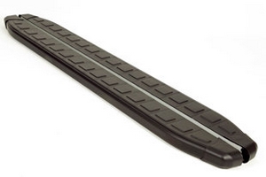 Пороги алюминиевые Dolunay Black Erkul Land Rover Discovery III 2004-2009 ― Auto-Clover
