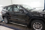 Пороги алюминиевые Emerald Black Can Otomotiv Great Wall Hover H3 2005-2019