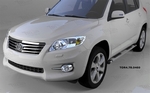 Пороги алюминиевые Emerald Silver Can Otomotiv Toyota RAV4 2006-2012