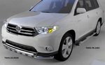 Пороги алюминиевые Emerald Silver Can Otomotiv Toyota Hilux 2005-2015