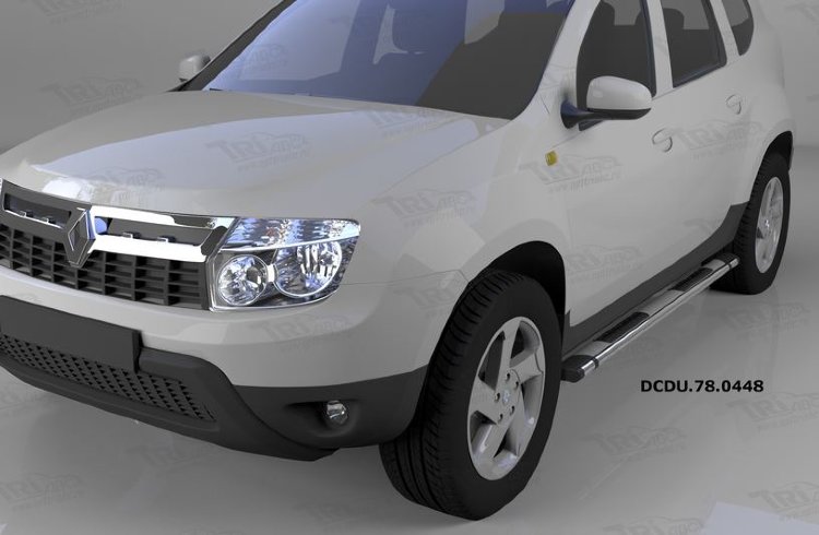 Пороги алюминиевые Emerald silver Can Otomotiv Nissan X-Trail 2007-2014 no.11899