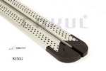 Пороги алюминиевые King Erkul Hyundai Santa Fe 2006-2009
