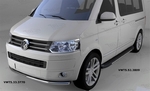 Пороги алюминиевые Onyx Can Otomotiv (длинная база) Volkswagen Transporter T5 2003-2015