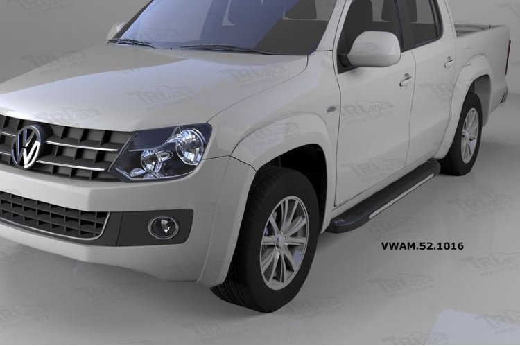 Пороги алюминиевые Onyx Can Otomotiv Volkswagen Amarok 2010-2019 no.11341