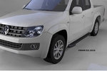 Пороги алюминиевые Onyx Can Otomotiv Volkswagen Amarok 2010-2019
