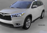 Пороги алюминиевые Onyx Can Otomotiv Toyota Highlander 2014-2019