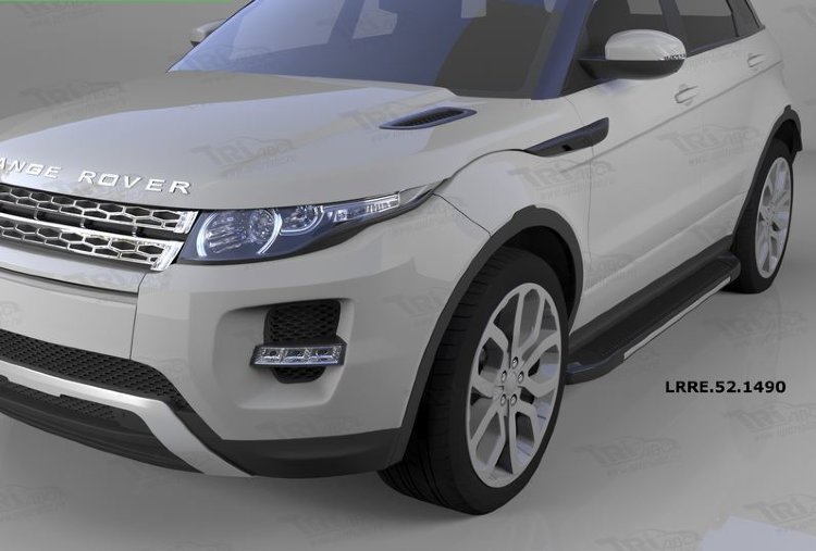 Пороги алюминиевые Onyx Can Otomotiv Land Rover Range Rover Evoque 2011-2019 no.11608