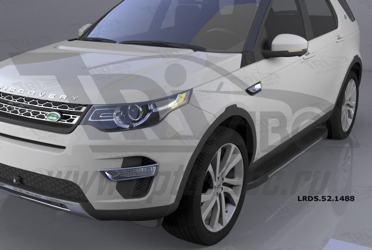 Пороги алюминиевые Onyx Can Otomotiv Land Rover Discovery Sport 2015-2019 no.11615
