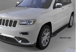 Пороги алюминиевые Onyx Can Otomotiv Jeep Grand Cherokee 2010-2019
