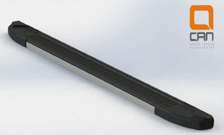 Пороги алюминиевые Onyx Can Otomotiv Jeep Cherokee 2014-2019 no.11666