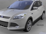 Пороги алюминиевые Onyx Can Otomotiv Ford Kuga II 2013-2019