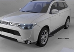 Пороги алюминиевые Onyx Can Otomotiv Mitsubishi ASX 2010-2019