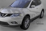 Пороги алюминиевые Onyx Can Otomotiv Nissan X-Trail 2014-2019