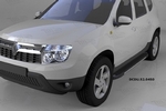 Пороги алюминиевые Onyx Can Otomotiv Nissan Terrano 2014-2019