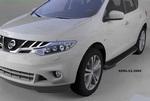Пороги алюминиевые Onyx Can Otomotiv Nissan Murano (Z51) 2008-2014