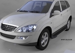 Пороги алюминиевые Onyx Can Otomotiv SsangYong Kyron 2005-2015