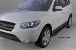 Пороги алюминиевые Onyx Can Otomotiv Hyundai Santa Fe 2006-2009
