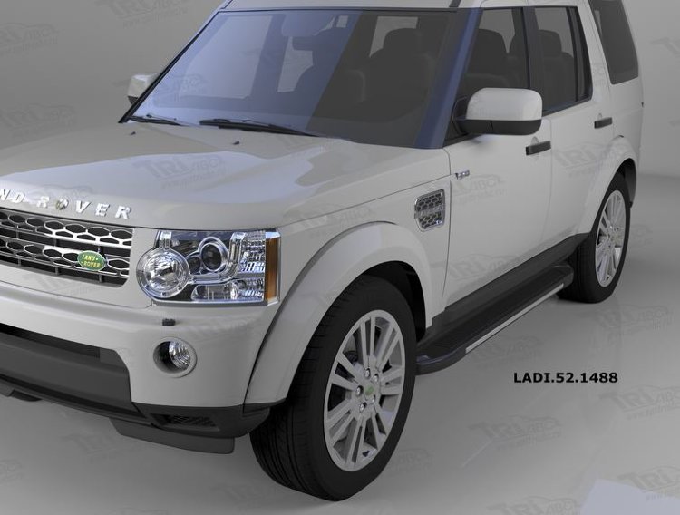 Пороги алюминиевые Onyx Can Otomotiv Land Rover Discovery III 2004-2009 no.8551