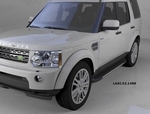 Пороги алюминиевые Onyx Can Otomotiv Land Rover Discovery III 2004-2009