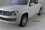 Пороги алюминиевые Opal Can Otomotiv Volkswagen Amarok 2010-2019