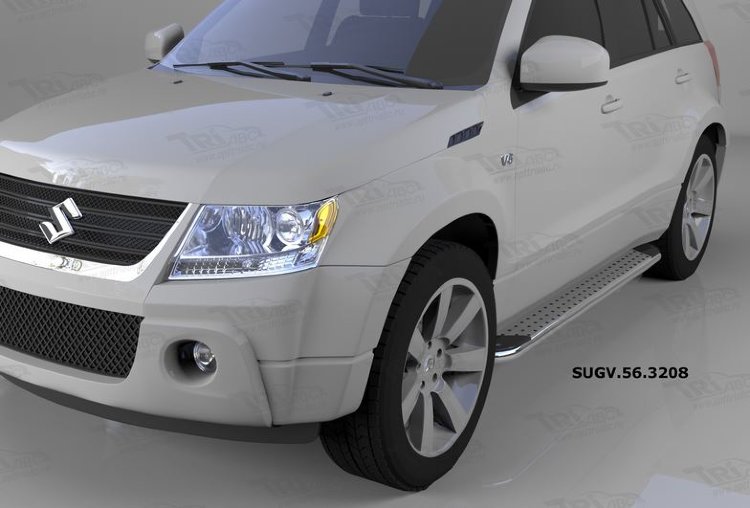 Пороги алюминиевые Opal Can Otomotiv Suzuki Grand Vitara 2005-2014 no.11461