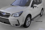 Пороги алюминиевые Opal Can Otomotiv Subaru Forester 2013-2019