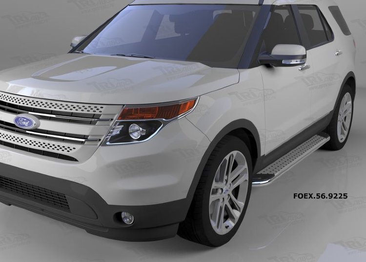 Пороги алюминиевые Opal Can Otomotiv Ford Explorer 2011-2019 no.11768