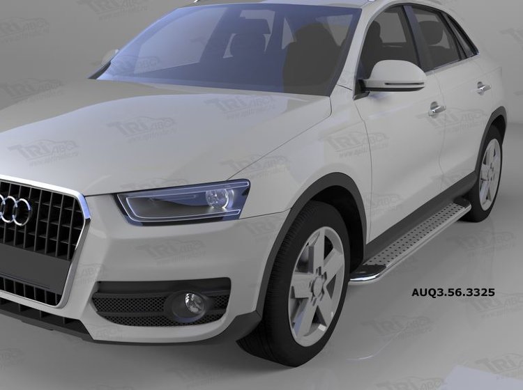Пороги алюминиевые Opal Can Otomotiv Audi Q3 2012-2019 no.11851