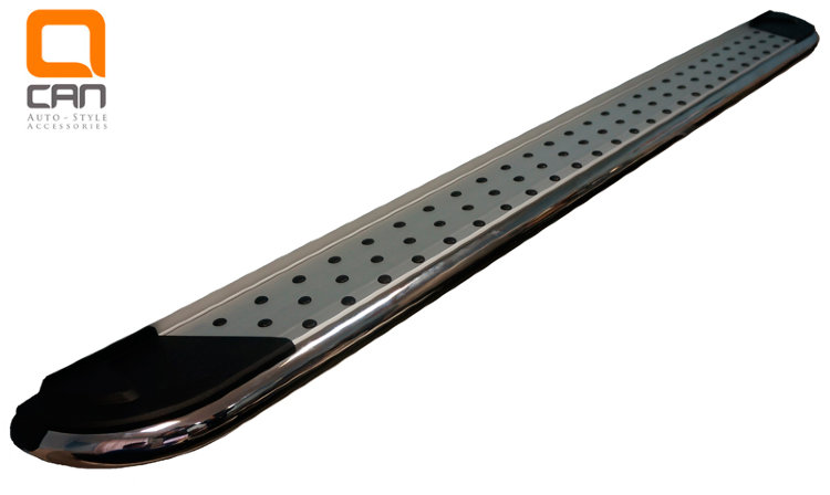 Пороги алюминиевые Opal Can Otomotiv Land Rover Discovery III 2004-2009 no.8546