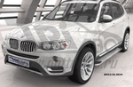 Пороги алюминиевые Opal Can Otomotiv KIA Sorento 2001-2009
