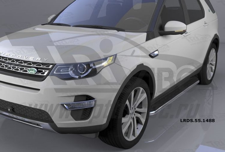Пороги алюминиевые Ring Can Otomotiv Land Rover Discovery Sport 2015-2019 no.11617
