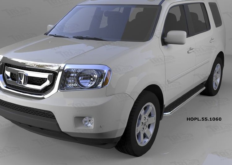 Пороги алюминиевые Ring Can Otomotiv Honda Pilot 2009-2015 no.11695