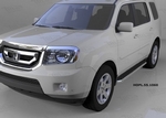 Пороги алюминиевые Ring Can Otomotiv Honda Pilot 2009-2015