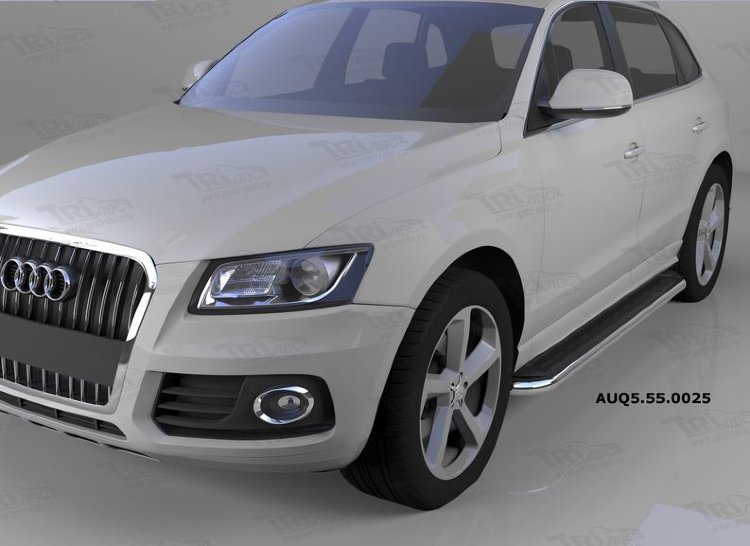 Пороги алюминиевые Ring Can Otomotiv Audi Q5 2008-2017 no.11842