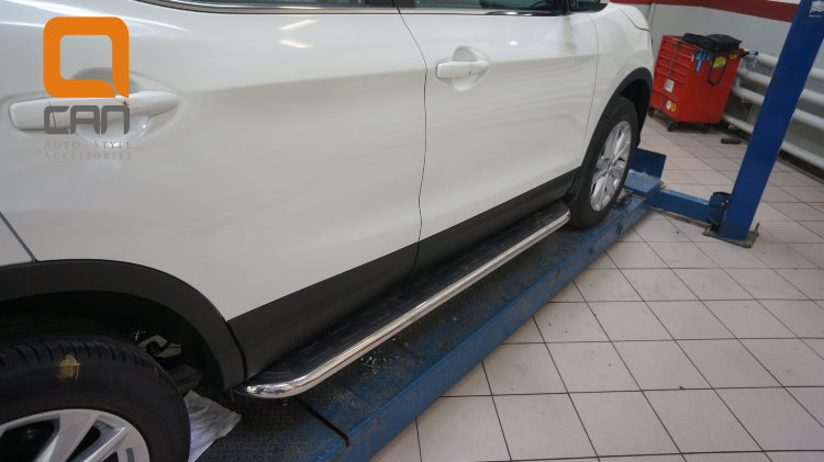 Пороги алюминиевые Ring Can Otomotiv Audi Q5 2008-2017 no.11842